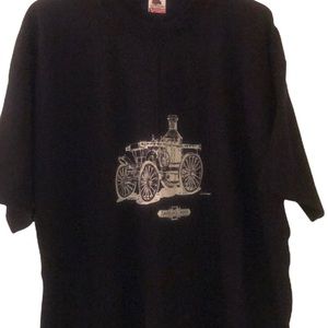 vintage dead stock tshirt  American LaFrance XXL graphic rare single stitch